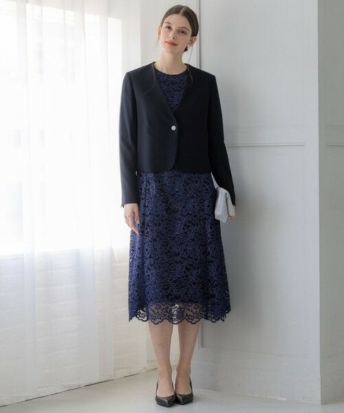 APPLAUDIR】シャイニーレース ドレス （ドレス）｜23区 / ニジュウ