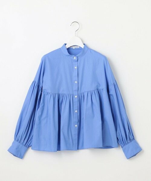 セール】 【洗える】CANCLINI ギャザー フレア ブラウス （シャツ