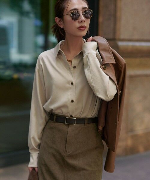 セール】 【見上愛さん着用/Oggi10月号掲載/洗える】スエーディー