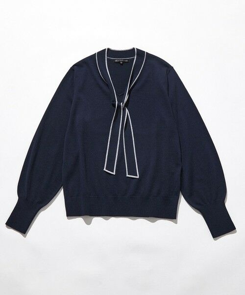 セール】 【洗える】ウーステッドウール ボウタイ ニット （ニット