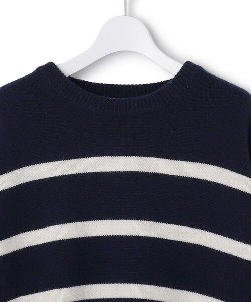 セール】 【SLOW/一部店舗限定】ソフトウール ボーダー ニット