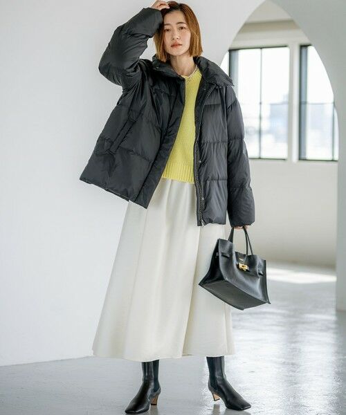 セール】 【Oggi掲載】シレータフタ ハイネック ショート ダウンコート