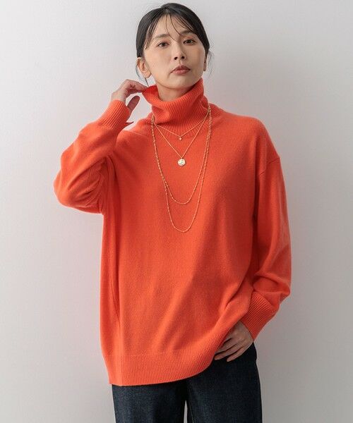 セール】 ピュアカシミヤ タートルネック ニット （ニット・セーター
