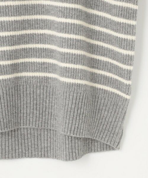 セール】 【洗える】ハイネックボーダー ニット （ニット・セーター