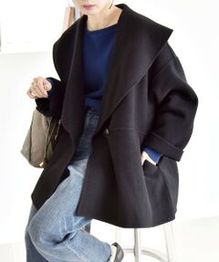 セール】 quaranciel:〈撥水加工〉中綿 スタンドカラー ダブル ジップ