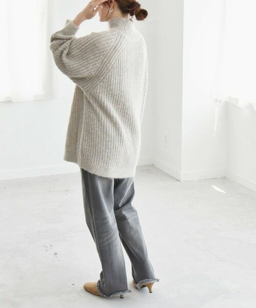 セール】 quaranciel:〈手洗い可能〉ラメ リリヤーン タートルネック