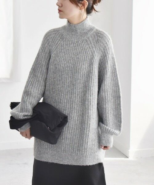 セール】 quaranciel:〈手洗い可能〉ラメ リリヤーン タートルネック