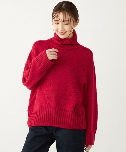 セール】 SHIPS Colors:〈手洗い可能〉RICHLUX タートルネック ニット