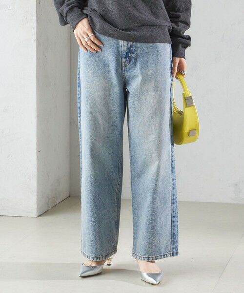 セール】 〈洗濯機可能〉パッチワーク デニム （デニムパンツ）｜SHIPS