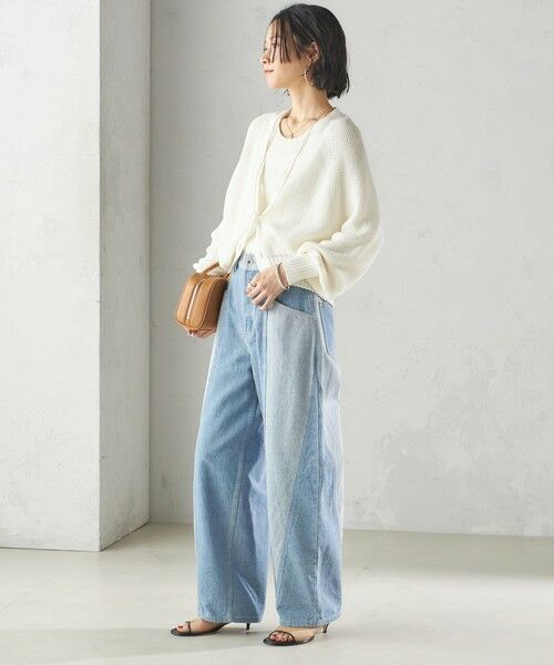 セール】 パッチワーク カーブ デニム （デニムパンツ）｜SHIPS