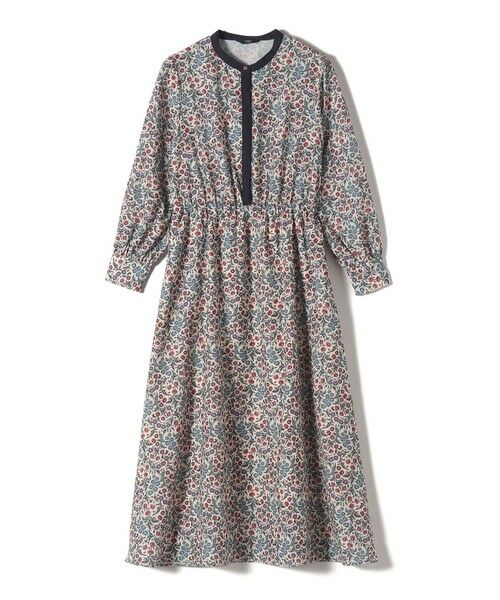 SHIPS Colors:〈手洗い可能〉MULHOUSE フラワープリント ワンピース