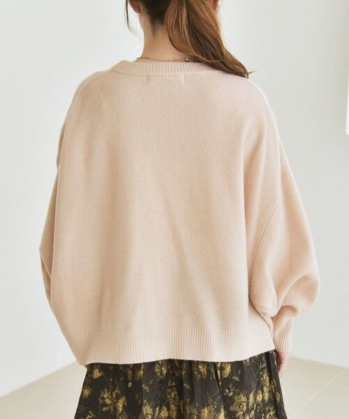 quaranciel:〈手洗い可能〉AQUA カシミヤ ミックス ドルマン ニット