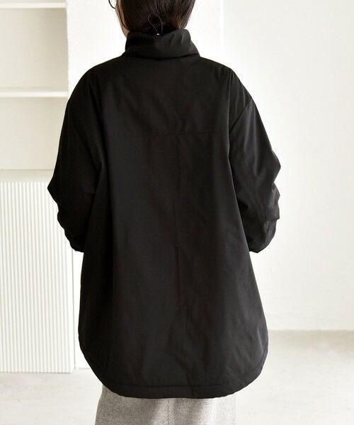 セール】 quaranciel:〈撥水加工〉中綿 スタンドカラー ダブル ジップ