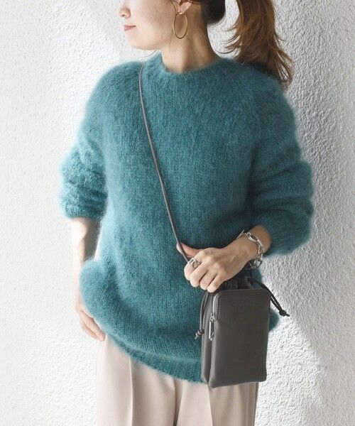 セール】 【SHIPS別注】Harley of Scotland:オーバーサイズクルー