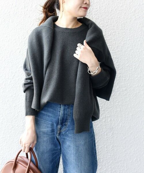 セール】 ウールカシミヤクルーネックプルオーバー2◇ （ニット