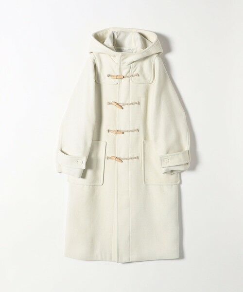 セール】 SHIPS any: メルトン ロング ダッフル コート （ダッフル