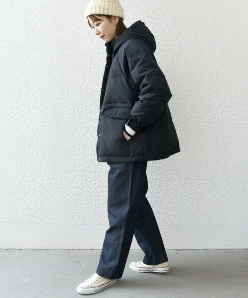 SHIPS any: フーディ ショート ダウン ジャケット （ダウンジャケット