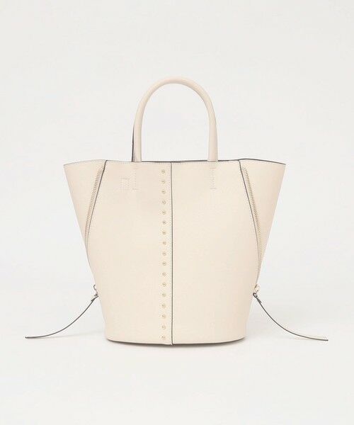一部追加予約》quaranciel: 2way スタッズ バケツ トート バッグ