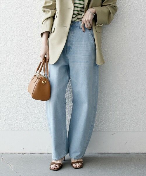 SHIPS any:〈洗濯機可能〉コクーンペインター デニムパンツ［SHIPS any