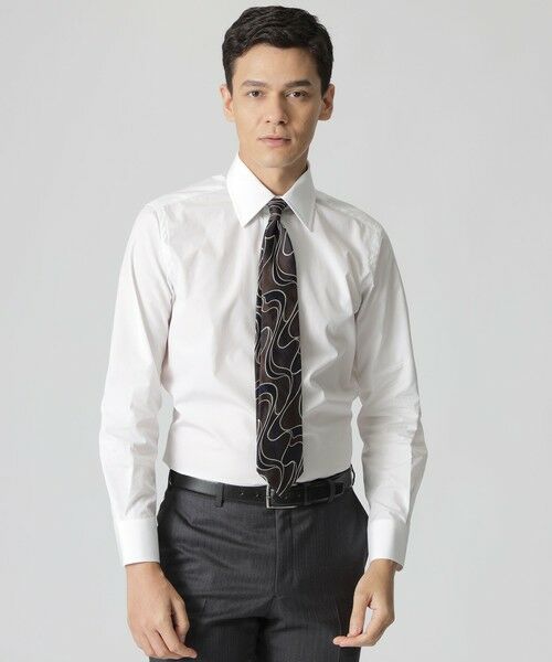 セール】 【Nikkei magazine掲載】コットンブロードレギュラーカラー