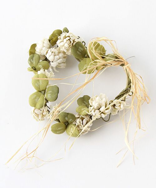 セール】 シロツメ草リースコサージュ （ブローチ・コサージュ）｜PINK