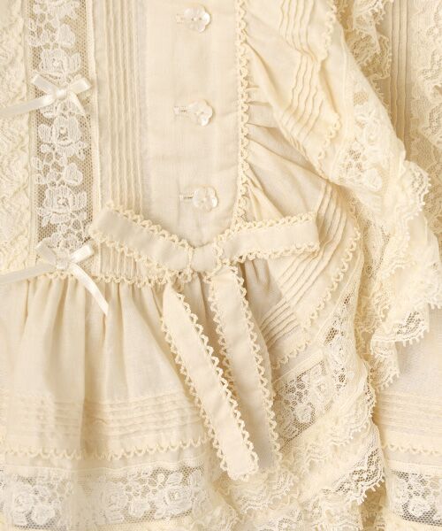 セール】 レース使いオーバーブラウス （シャツ・ブラウス）｜PINK