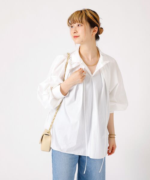 セール】 ハイネックリボンブラウス （シャツ・ブラウス）｜Rouge vif