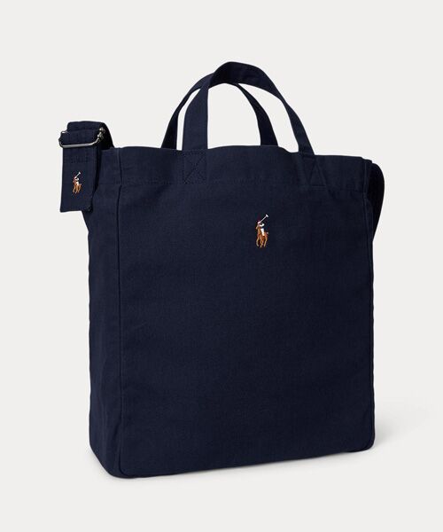 キャンバス ショッパー トート （トートバッグ）｜POLO RALPH LAUREN