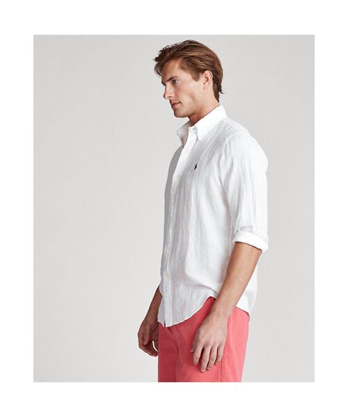 クラシックフィット リネン シャツ （シャツ・ブラウス）｜POLO RALPH
