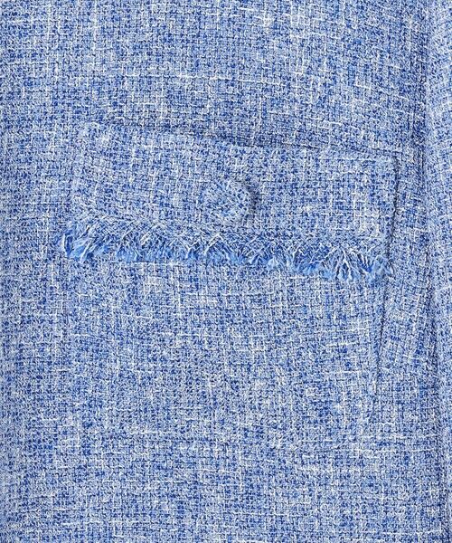 セール】 【洗える】MIST TWEED ジャケット （ノーカラージャケット