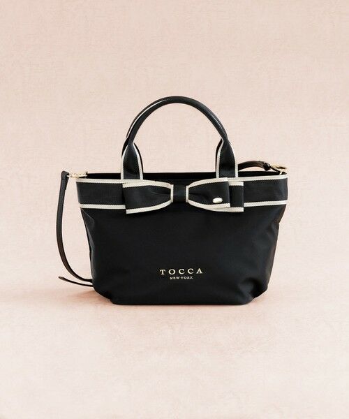 BICOLOR RIBBON TOTE トートバッグ （ショルダーバッグ）｜TOCCA