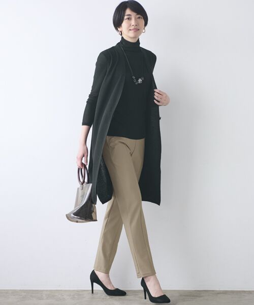 センターシームハイテンションパンツ<股下72cm> （スラックス・ドレス