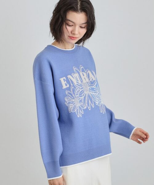 セール】 花柄ラメジャカードニット （ニット・セーター）｜THE SHOP