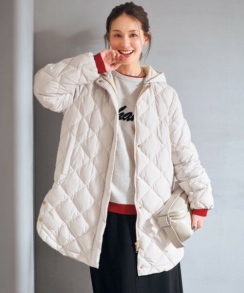 自宅で洗濯OK / 軽量で暖かい】TAIONコラボ 2WAY キルティングダウン