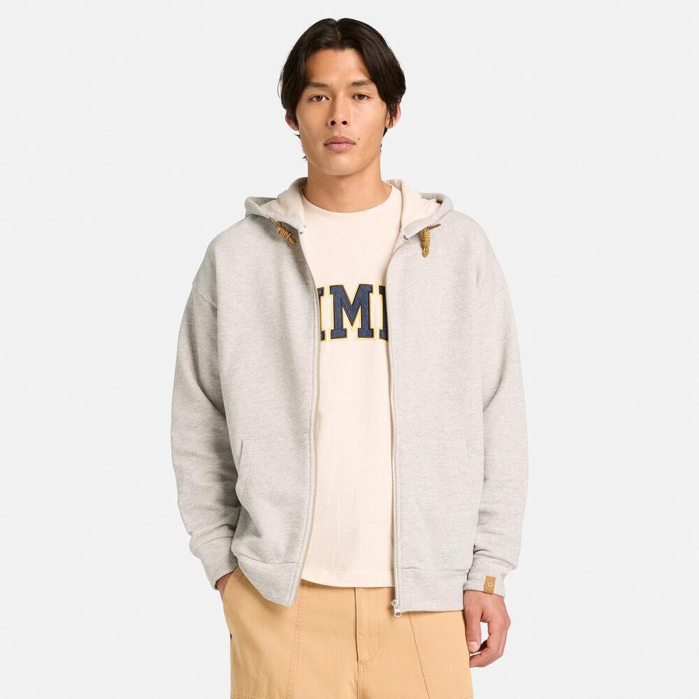 TOKYO DESIGN COLLECTIVE】ヘリンボーン フルジップ スウェットシャツ