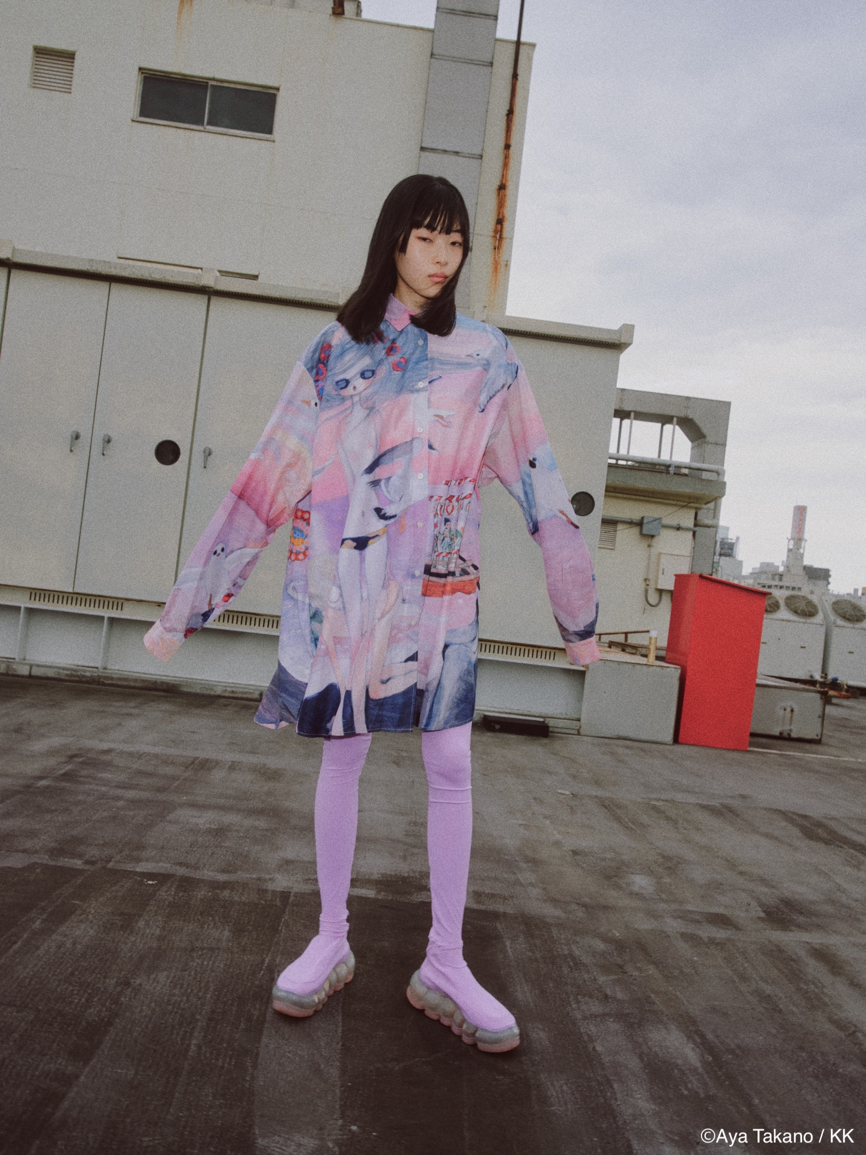 ミキオサカベ」が現代美術家のタカノ綾とコラボ - TOKION