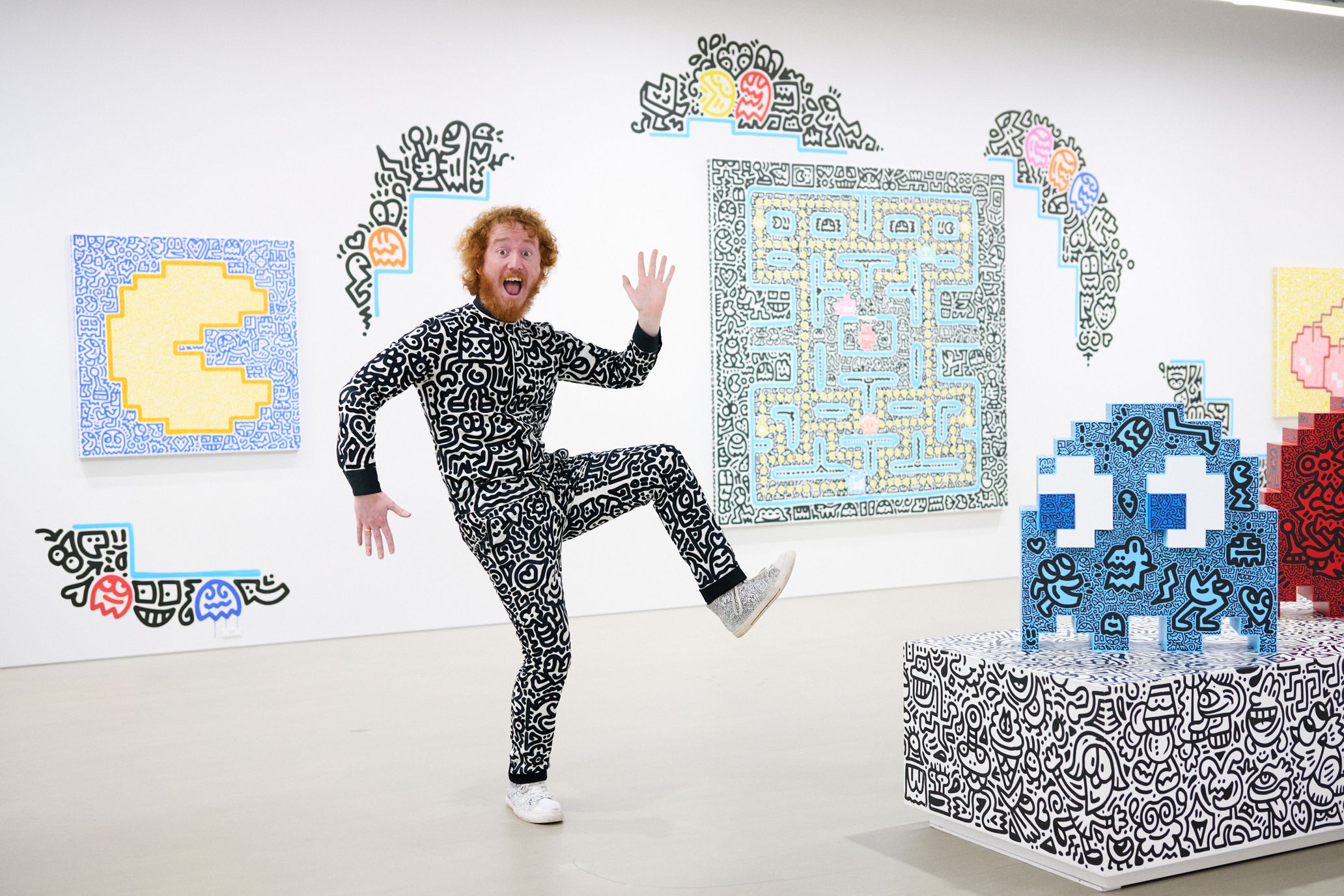 世界が注目する美術家・Mr Doodleが「パックマン」とコラボを語る - TOKION