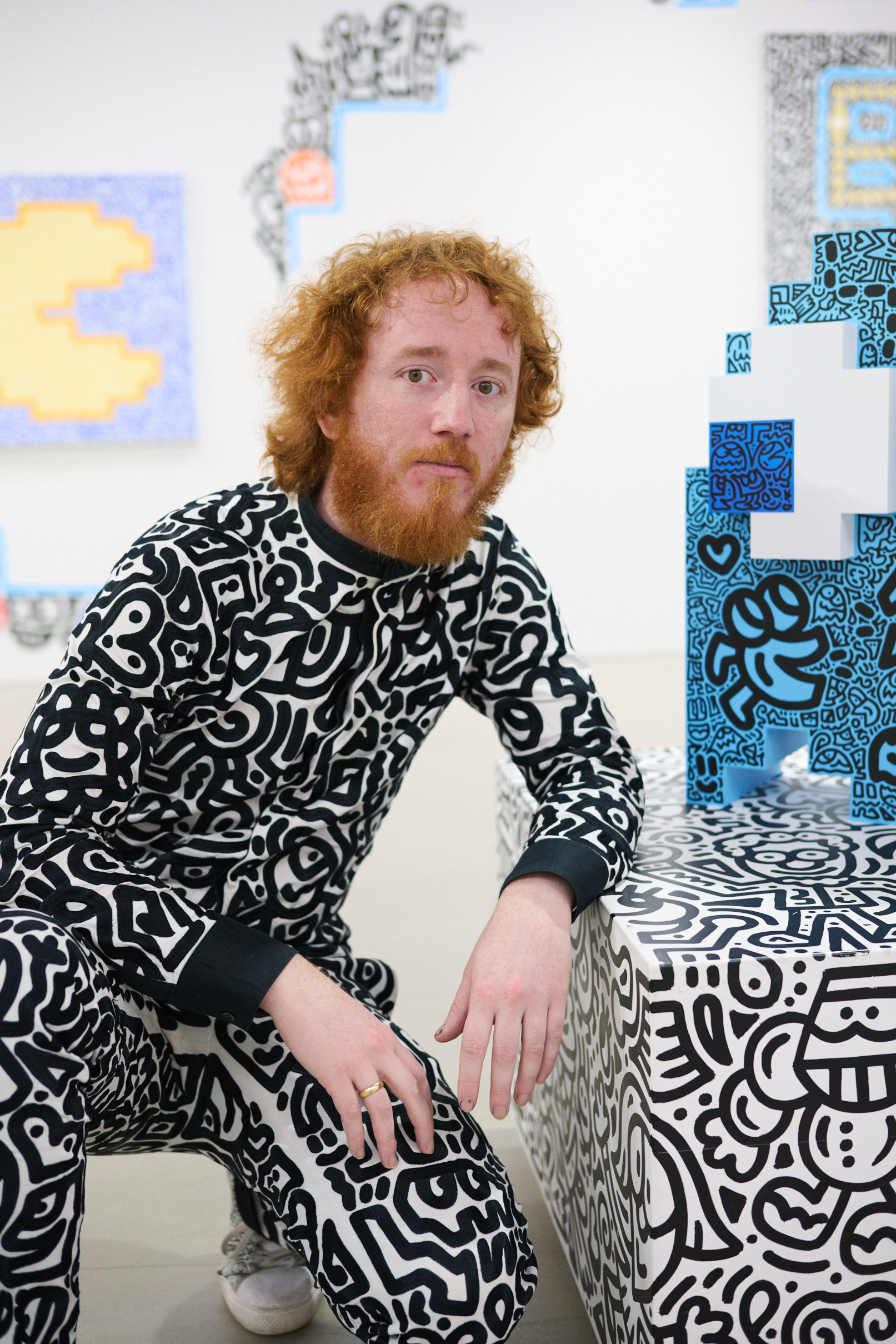 世界が注目する美術家・Mr Doodleが「パックマン」とコラボを語る - TOKION