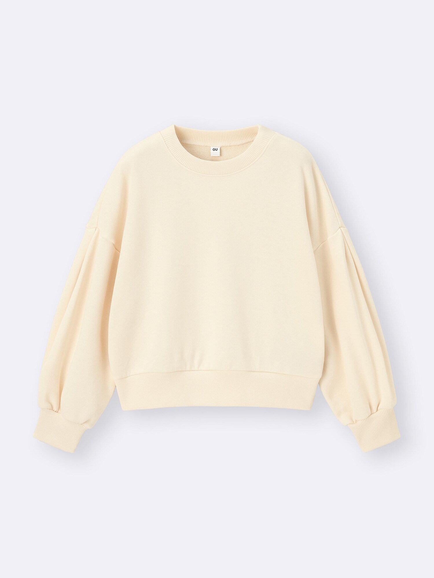 GU公式 | GIRLSクロップドスウェットシャツ