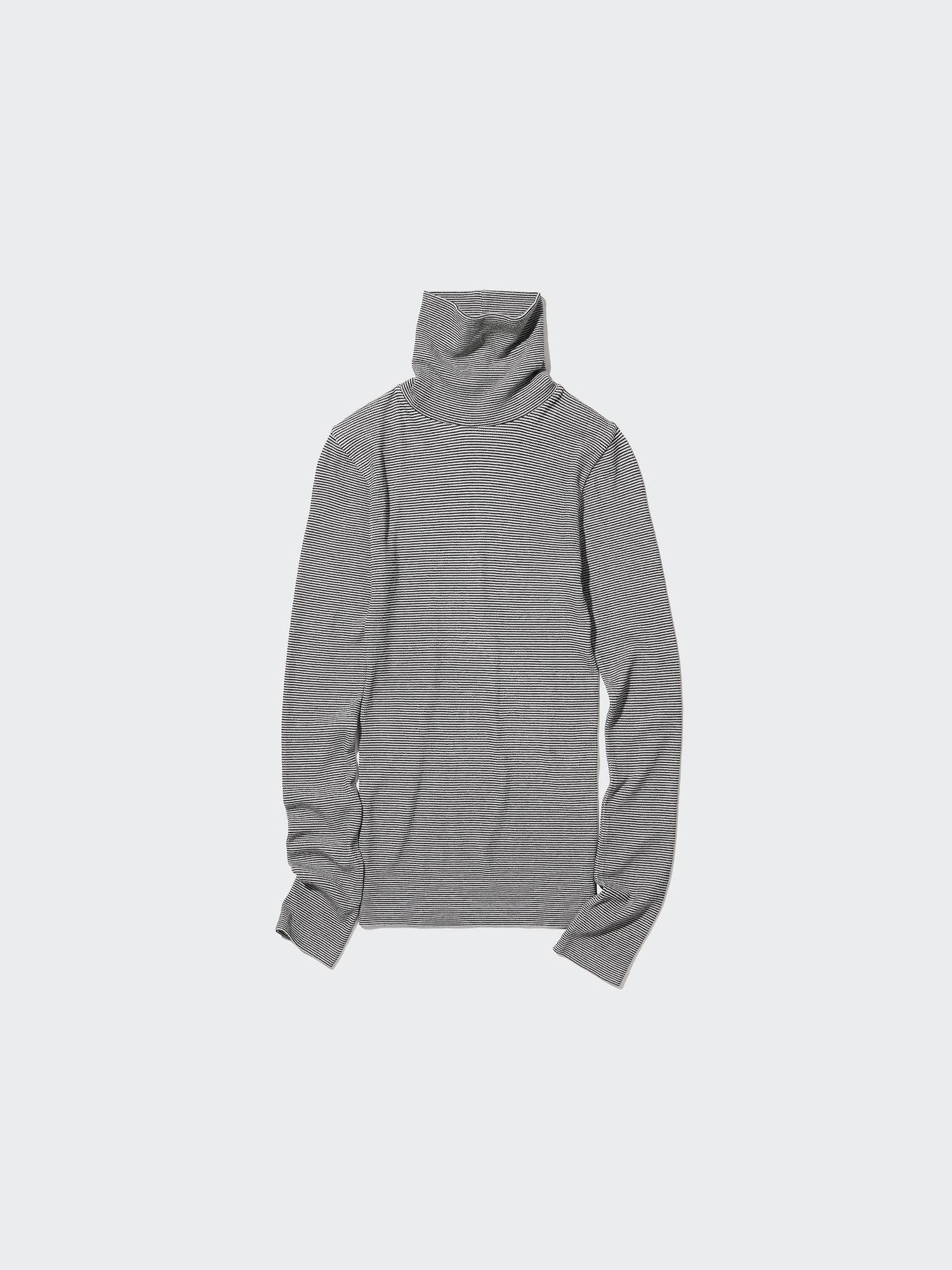 ユニクロ公式 | 極暖ヒートテックシームレスリブタートルネックT/柄