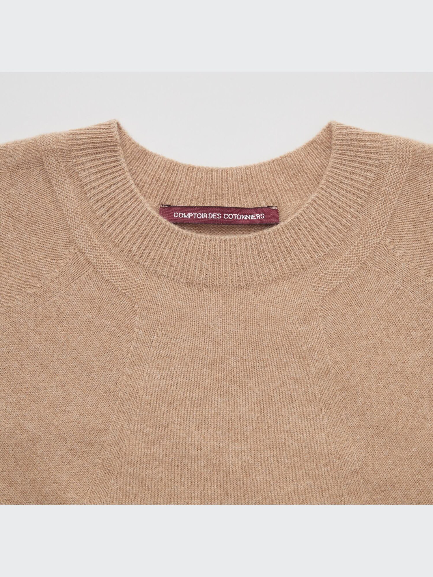 新品】カシミヤクルーネックセーター M コントワー・デ・コトニエ