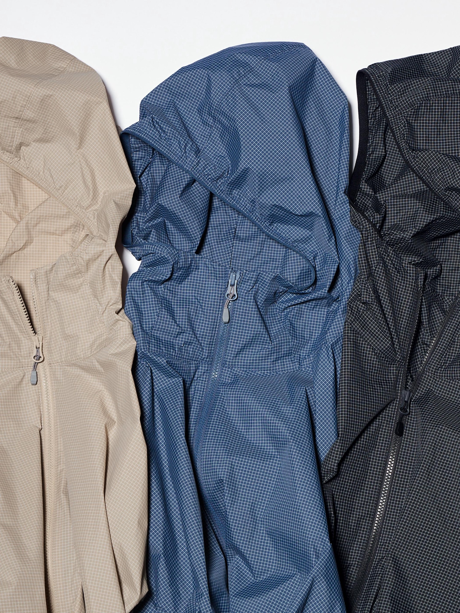 ユニクロ公式 | ポケッタブルUVカットパーカ/チェック