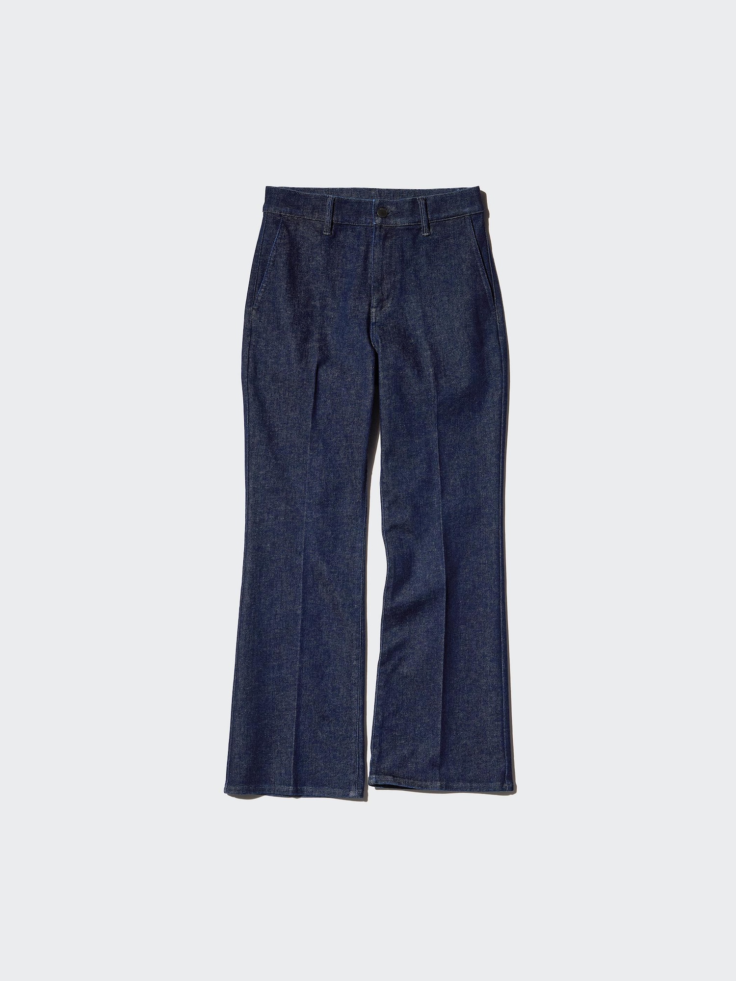 ユニクロ公式 | スリムフレアトラウザージーンズ/丈短め