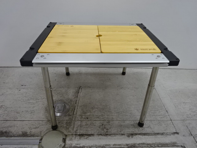 スノーピーク IGTフレームショート＋収納ケース＋ウッドテーブル竹