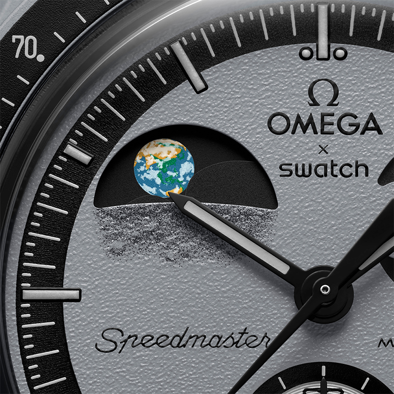 月から見た地球にインスパイアされたOMEGA × Swatch【MISSION TO