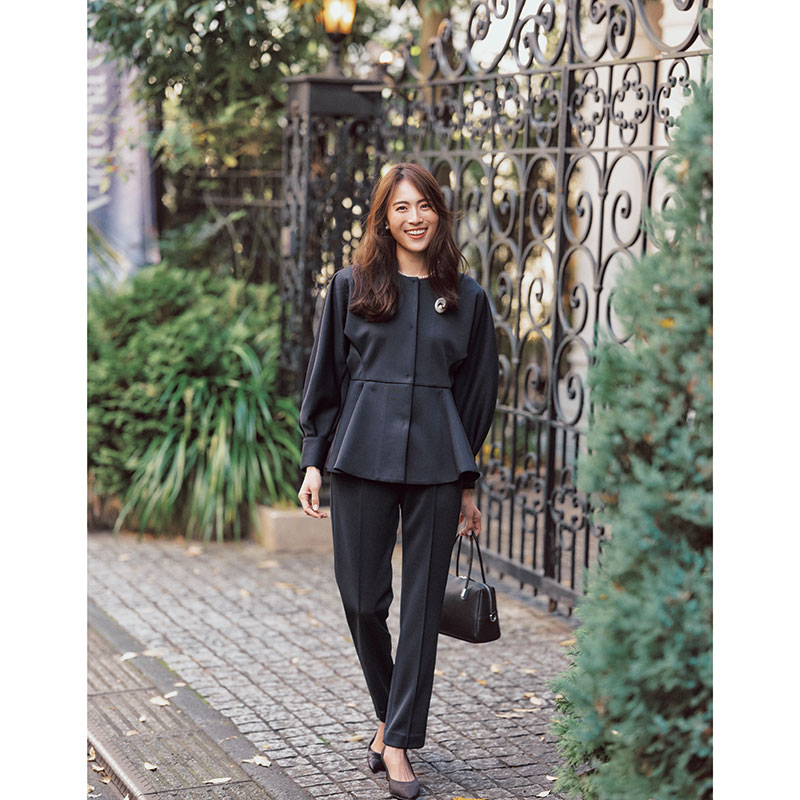 卒入園式・卒入学式】美脚パンツは必携！シンプル甘い「セットアップ