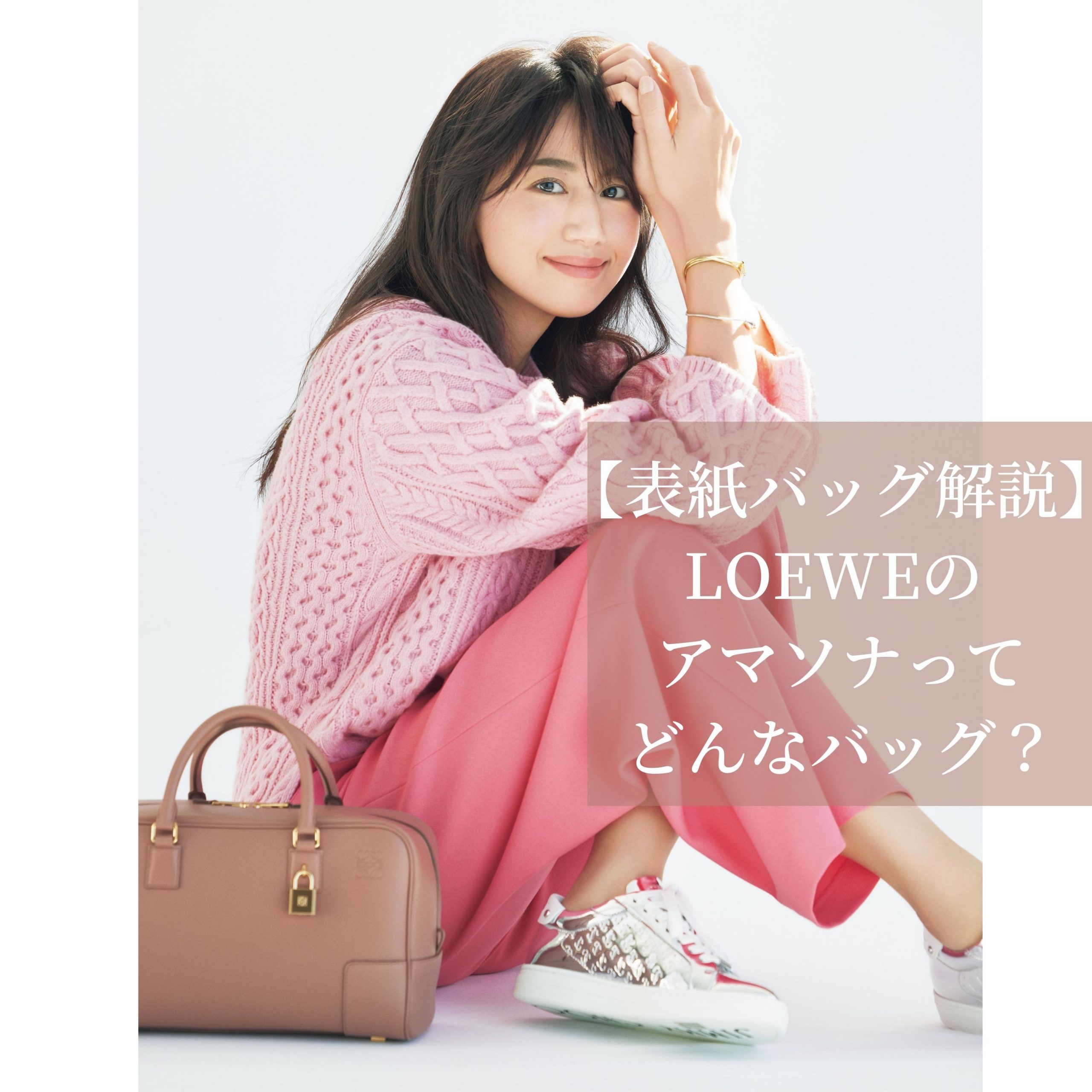 表紙のバッグは【ロエベのアマソナ】トレンドを解説！ | VERY