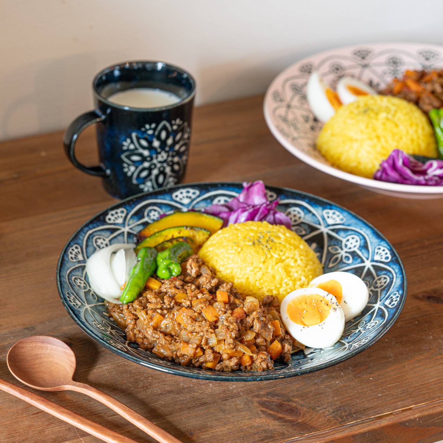 M-mode マルサン近藤 Moroccan-モロッカン- プレートL(24cm) ネイビー