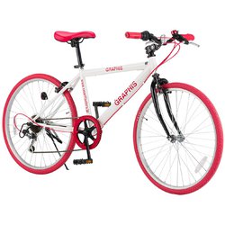 ヨドバシ.com - グラフィス GRAPHIS クロスバイク 24インチ 6段変速