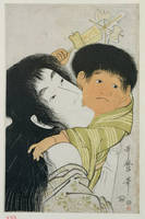 喜多川歌麿「金太郎と山姥」 [81147]のアート作品 - アフロ